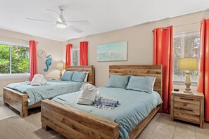 3 bedrooms, desk, iron/ironing board, travel crib - Serenity by the Sea – Pet-Friendly Sea Pines Home, Fenced Yard, Pool, Sleeps 8 (Hilton Head Island)
