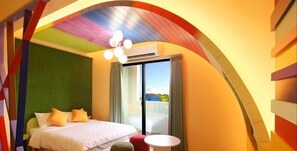 Desk, blackout curtains, free WiFi, bed sheets