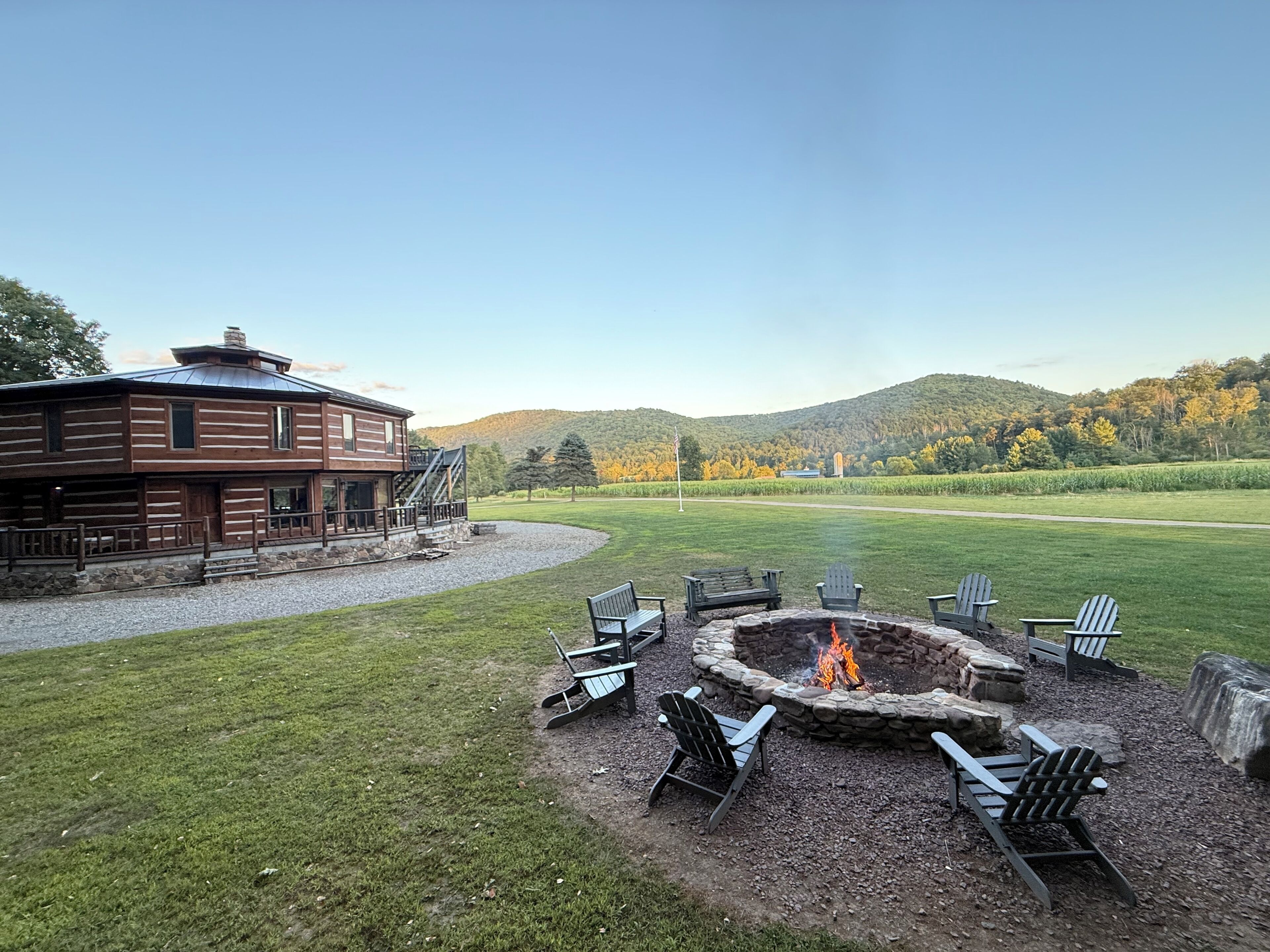 المنطقة المحيطة بالمنشأة