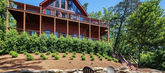 Fantastisk Lake Front Log Cabin