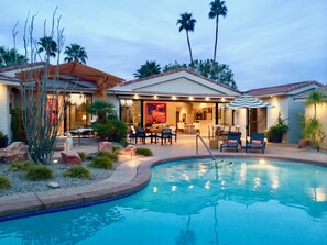 Una piscina climatizada