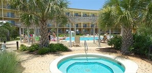Outdoor pool, a heated pool - BR-313--PREPAID BEACH SERVICE- NEW LR FURNITURE-LOVELY VIEWS-OWNER MANAGED (Miramar Beach)