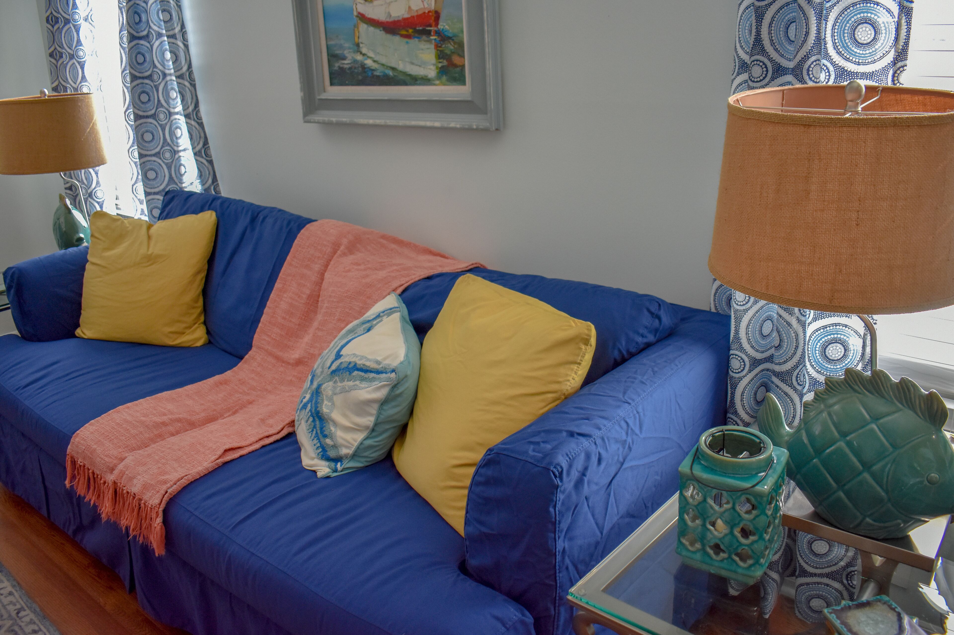 2 Bedroom, 1 Bath One house from the Beach! 