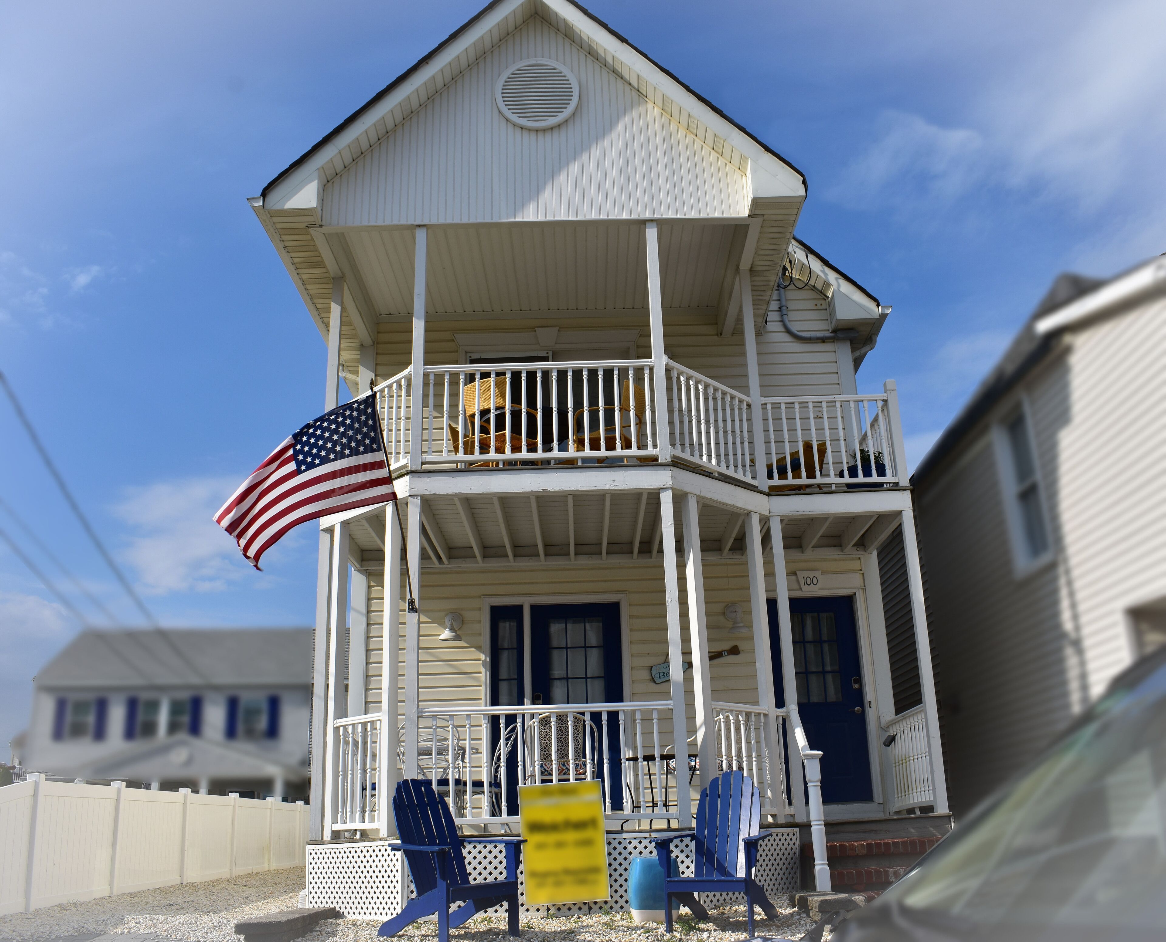 2 Bedroom, 1 Bath One house from the Beach! 