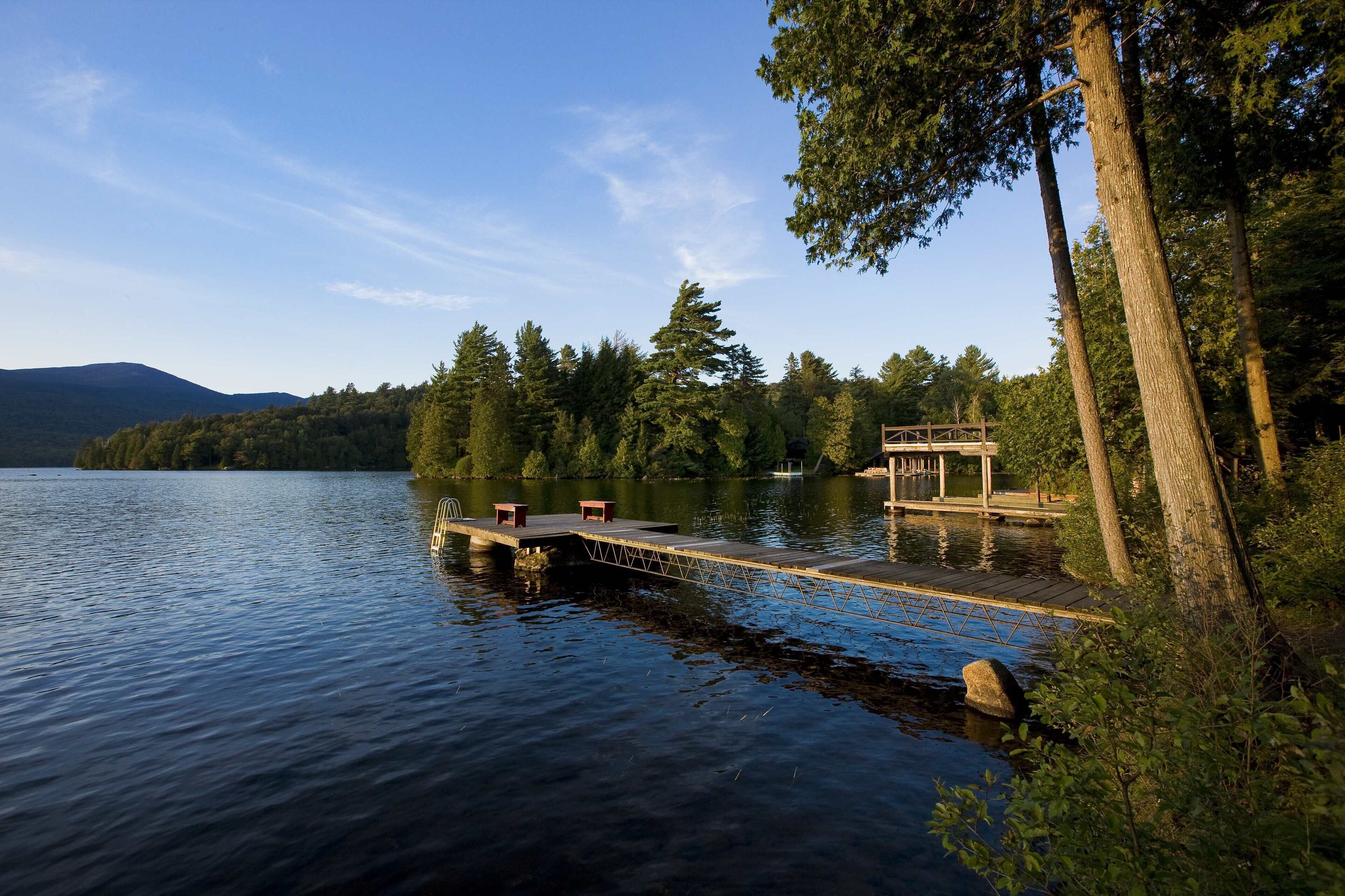 Camp SunnyCove - A Large Adirondack Camp Directly On Lake Placid Lake