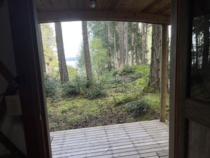 Interior - Yurt in Forest with Puget Sound View - Dry Camping (Vashon)