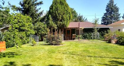 Viihtyisä mökki hyvällä paikalla