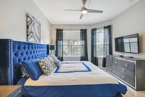 5 soverom, strykejern/-brett, wi-fi og sengetøy