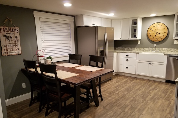 Fully stocked kitchen
