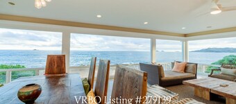 Kailua Oceanfront Villa with Heated Pool & Spa
