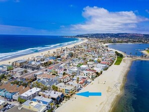 On the beach - Exclusive Ground Fl Patio • 3 Levels of WaterFront •  A/C (San Diego)