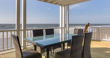 ~ Charleston Coast Vacations "Seascape Wonder" Perfekte Familienurlaub ~ Oceanfront Beach House ~ Gutes Preis-Leistungs-Verhältnis ~ Wi-Fi ~ Decks