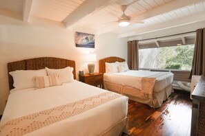 2 bedrooms, travel crib, WiFi, bed sheets