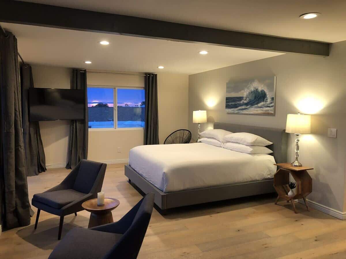 4 habitaciones, tabla de planchar con plancha y wifi gratis 