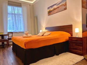 1 bedroom, in-room safe, iron/ironing board, travel crib