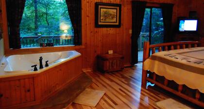 KING, 10 STAR CABIN, HOT TUB, POOLTABLE, DOGS OK, 4 TVs, WIFI, DECK, GRILL