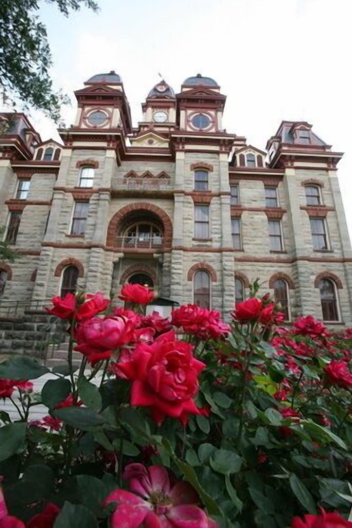 Beautiful Caldwell County Courthouse is just 5 minutes away!