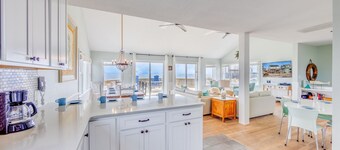 Oceanfront Dog Friendly Home in Waves w/ Private Pool, Hot Tub, Tiki Bar, Grill