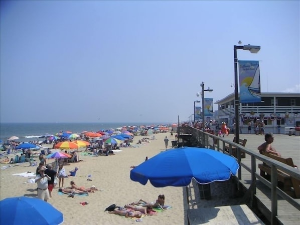 En la playa