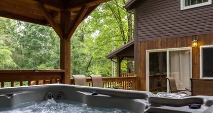 Mökki maalaismainen charmi, mutta modernit mukavuudet