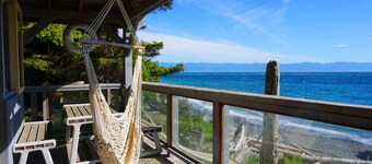 Modern Cottage on Stunning Oceanfront Acreage with Two Beaches and Forest Trails