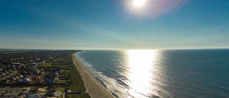 Atlantic Ocean Private Pier view toward Wild  Dunes!  Isle of Palms VRBO 358517