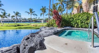 Heated Pool and includes beach gear! Waikoloa Fairway Villa L4