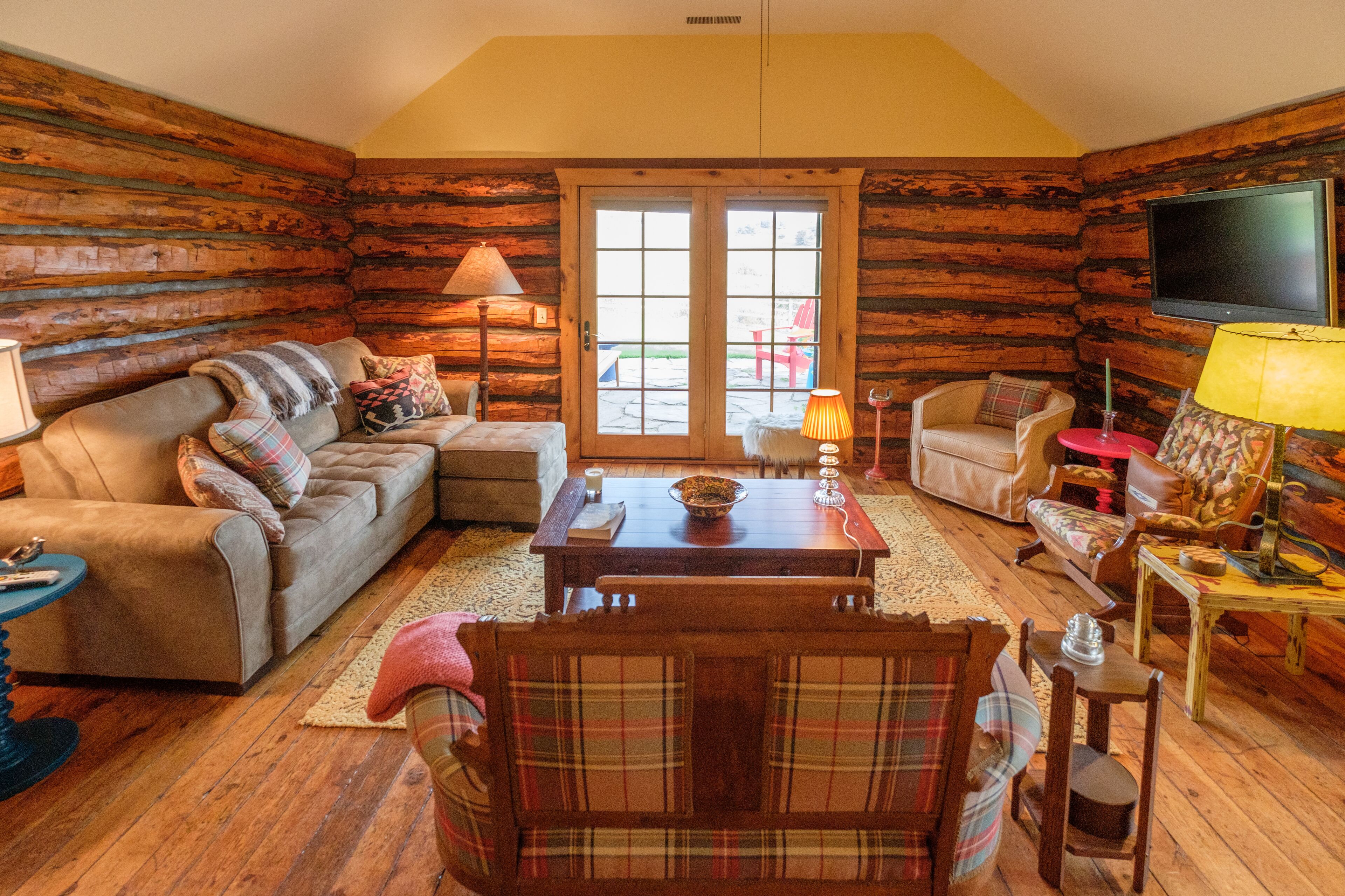 Willetta's Cabin Is An Enlarged Nineteenth Century Log Cabin