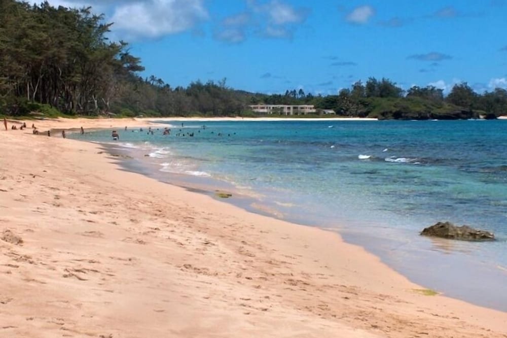 Hawaiian Dreams 4BR BEACH HOUSE only 27 steps to white sand swimming beach!