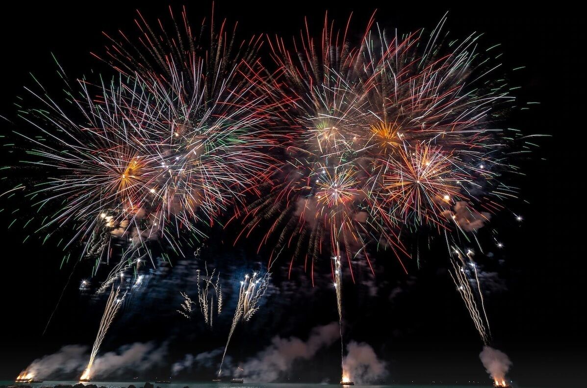 Fireworks - Every Wednesday. Can be viewed from our place!