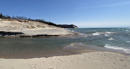 Unique Lake beach Front Property on Lower Lake Herring....