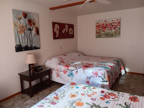 Ocean View House, Walking distance to Beach, with Outside Hot Tub and Back Yard.