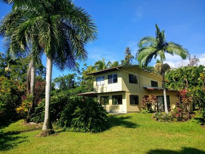 OCEAN View large home close to BEACH on 3 private landscape acres.



