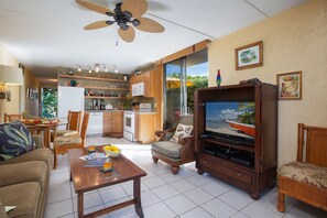 Televisión y oficina 