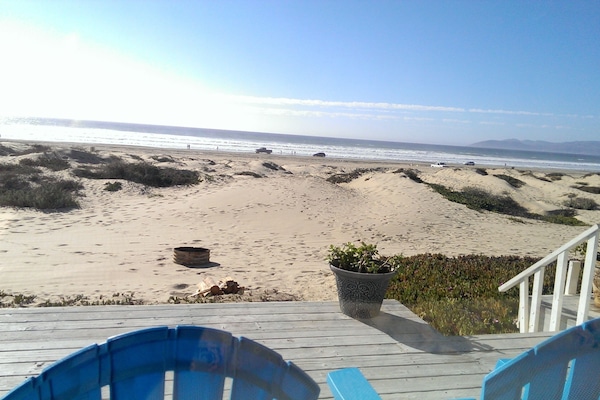 Accommodatie ligt op het strand