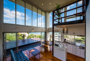 Villa, Sea View | Living room | Flat-screen TV