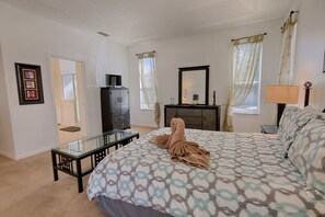 5 bedrooms, iron/ironing board, travel cot, free WiFi