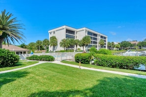 Just a few steps away from the pool