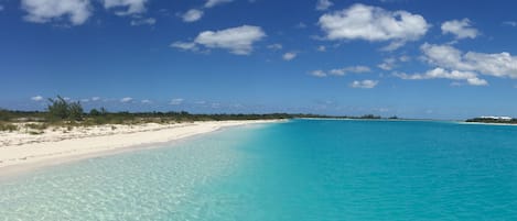 Sun-loungers, beach towels