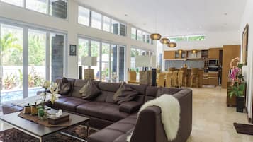 Smart TV, video games, DVD player, table tennis