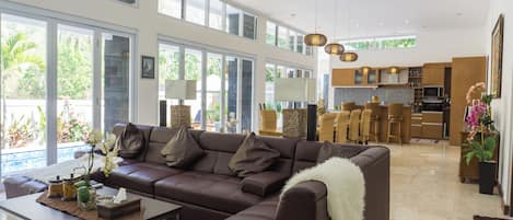 Smart TV, video games, DVD player, table tennis