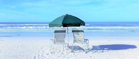 Accommodatie ligt op het strand