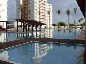 Pool - Fit at Armação Beach - Penha / SC - Cond. Nautilus H. Club - 100m from the beach (Penha)