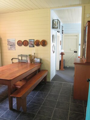 Dining - Gorgeous Character Bach (Punakaiki)