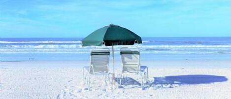 Accommodatie ligt op het strand