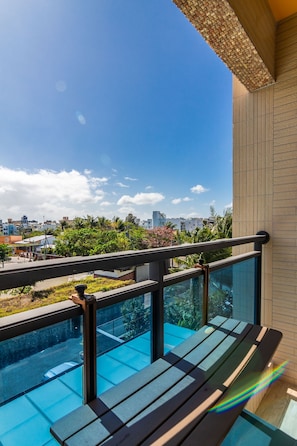 Chambre Double Deluxe, balcon | Vue de la chambre
