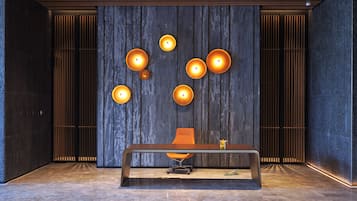 Sala de estar en el lobby