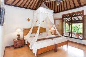 Garden view - Villa Chempaka (Ubud)