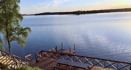 Lahden talo 7 hengelle, 1 makuuhuone - Lomamökki