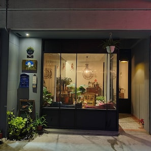 Fassade der Unterkunft